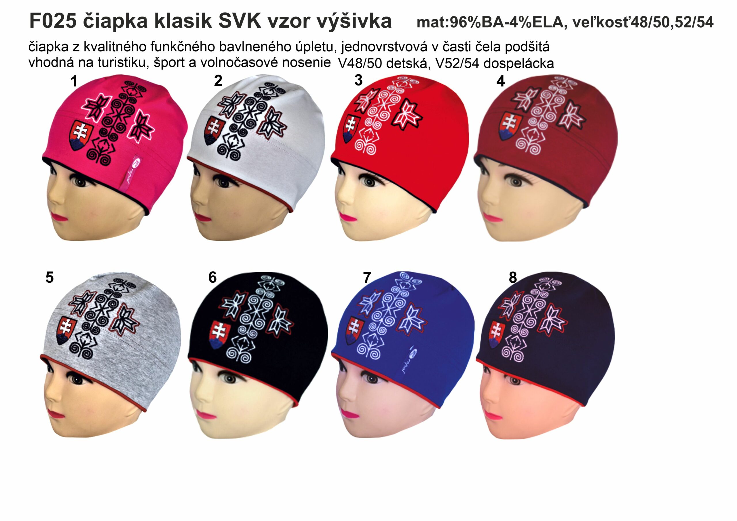 025 ciapka SVK vzor scaled 1 REPAL 025 Čiapka SVK vzor